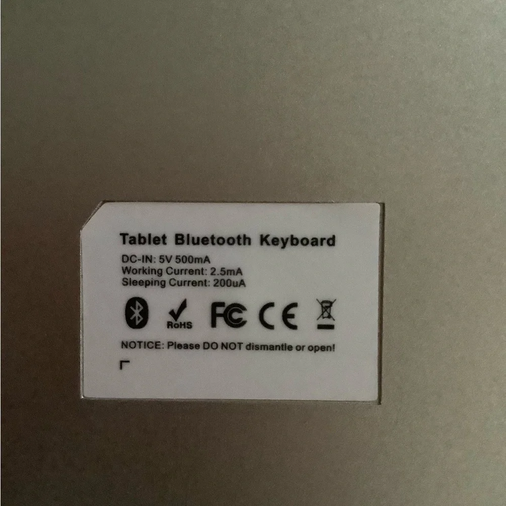 Tablet Bluetooth Keyboard